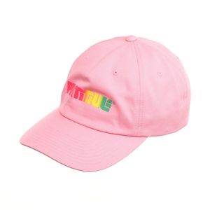 PRIMITIVE WAXED CURVED‎ PINK SNAPBACK HAT